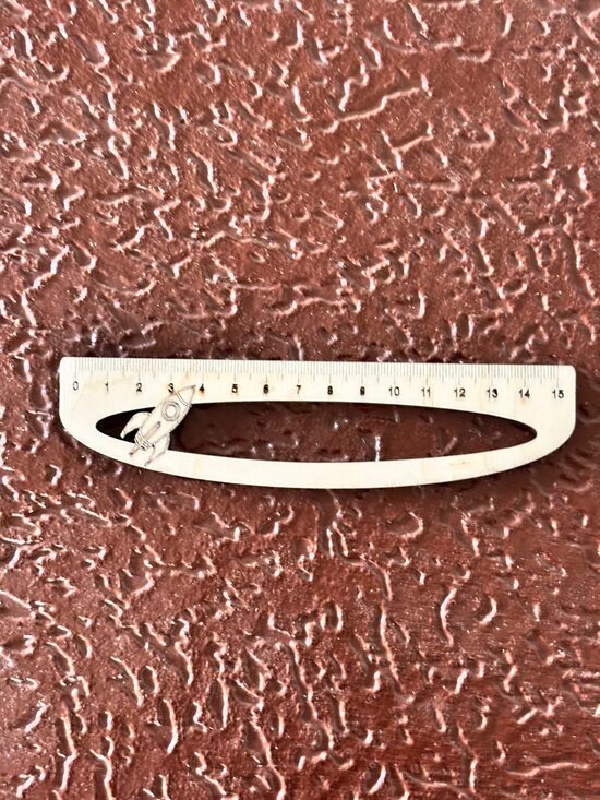 Lineāls "Raķete" (15cm)